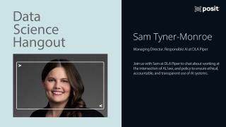 Accountability and transparency in AI systems | Sam Tyner-Monroe @ DLA Piper | Data Science Hangout