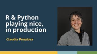 R & Python playing nice, in Production (Claudia Penaloza, Continental Tires) | posit::conf(2025)